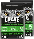 Crave Adult Karma z jagnięciną i wołowiną dla psa 2.8kg + 2.8kg GRATIS