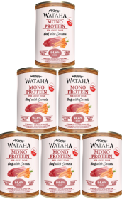 Wataha Mono Adult Beef with Carrots Karma z wołowiną i marchewką dla psa 12x400g PAKIET