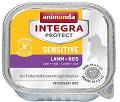 Animonda Integra Protect Sensitive FELINE Diet Karma z jagnięciną i ryżem dla kota 100g