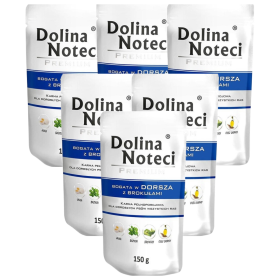 Dolina Noteci Premium Adult Karma z dorszem dla psa 10x150g PAKIET