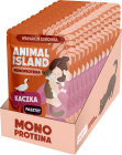 Animal Island Monoproteinowa Karma z kaczką w pasztecie dla kota 10x100g PAKIET