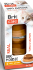 Brit Care Cat Real Duo Mousse Tuna with Salmon Karma z tuńczykiem i łososiem 6x25g
