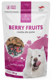 Pokusa Przysmak Berry Fruits z owocami i ziołami dla psa op. 70g