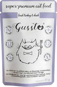 Gussto Fresh Turkey&Duck Karma z indykiem i kaczką dla kota 85g