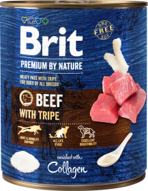 Brit Premium by Nature Beef with Tripe Karma z wołowiną dla psa 800g