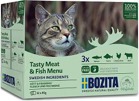 Bozita Meat&Fish Menu Mix smaków w galaretce Karma dla kota 12x85g