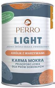 Perro Light Karma z królikiem i warzywami dla psa 400g