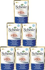 Schesir Adult Tuna&Seabass in Jelly Mokra Karma tuńczykiem i okoniem dla kota 12x50g PAKIET