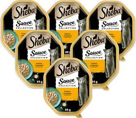 Sheba Sauce Collection Karma z indykiem i warzywami w sosie dla kota 22x85g PAKIET