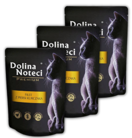 Dolina Noteci Premium Filet z piersi kurczaka Karma dla kota 10x85g
