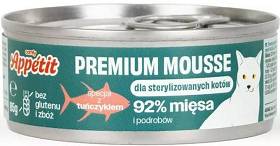 Comfy Appetit Premium Mousse Sterilized Karma z tuńczykiem dla kota 85g