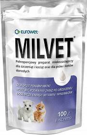 Eurowet Milvet Mleko dla szczeniąt i kociąt 100g