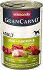 Animonda GranCarno Adult Karma z wołowiną, królikiem i ziołami dla psa 400g