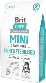 Brit Care MINI Light&Sterilised Rabbit&Salmon Karma z królikiem i łososiem dla psa 2kg