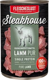 Steakhouse Lamm pur Karma z jagnięciną dla psa oraz kota 800g