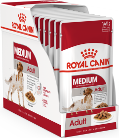Royal Canin Medium Adult Karma dla psa saszetka 10x140g PAKIET