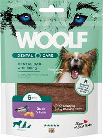 Woolf Przysmak Dental Care Duck and Pear Bar dla psa op. 108g