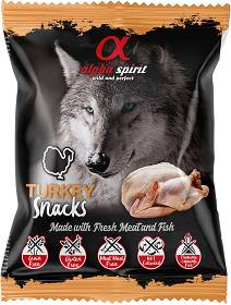 Alpha Spirit Przysmak Turkey Snacks z indykiem dla psa op. 50g