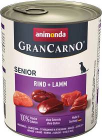 Animonda GranCarno Senior Karma z wołowiną i jagnięciną dla psa 800g