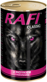 Rafi Classic Dog Karma z indykiem i marchewką dla psa 1240g