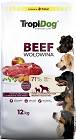 Tropidog Premium Adult Medium&Large Beef Karma z wołowiną dla psa 12kg