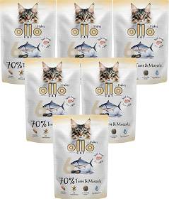 Ollo nr 6 Tuna&Mussels Karma z tuńczykiem i omułkami dla kota 12x85g PAKIET