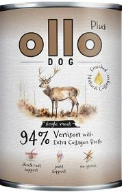 Ollo Plus Venison with Collagen Dog Adult Karma z jeleniem i kolagenem dla psa 800g