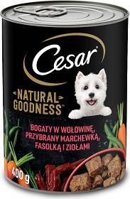 Cesar Adult Karma z wołowiną dla psa 400g