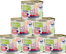 Animal Island Everyday Turkey&Lamb Mousse Karma z indykiem i jagnięciną w musie dla kota 12x200g PAKIET