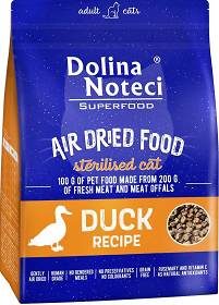 Dolina Noteci Superfood Adult Sterlised Suszona Karma z kaczką dla kota 1kg