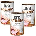 Brit Pate&Meat Rabbit Karma z królikiem dla psa 6x800g PAKIET