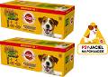 Pedigree MIXED SELECTION with Vegetables GRAVY Karma w sosie dla psa 2x(40x100g) PAKIET + NAKLEJKA PEDIGREE GRATIS