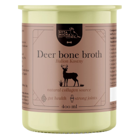 Syta Micha Deer Bone Broth Bulion Kostny dla psa 400ml