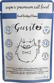 Gussto Fresh Turkey&Tuna Karma z indykiem i tuńczykiem dla kota 85g