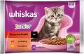 Whiskas JUNIOR Klasyczne posiłki Karma w sosie dla kociąt 4x85g