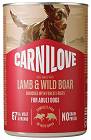Carnilove Adult Lamb&Wild Boar Mokra Karma z jagnięciną i dziczyzną dla psa 400g