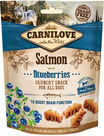 Carnilove Przysmak Crunchy Salmon with blueberries dla psa op. 200g