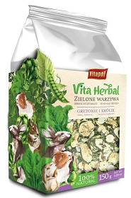 Vitapol Vita Herbal Zielone warzywa Karma dla gryzonia i królika 150g