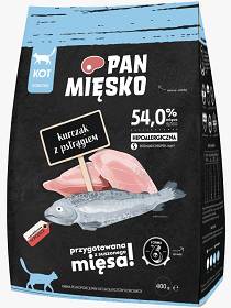 Pan Mięsko CAT Small Karma z kurczakiem i pstrągiem dla kota 400g