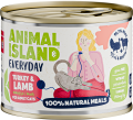 Animal Island Everyday Turkey&Lamb Mousse Karma z indykiem i jagnięciną w musie dla kota 200g