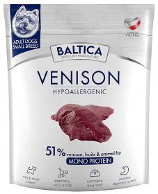 Baltica Hypoallergenic Adult Small Venison Karma z dziczyzną dla psa 1kg