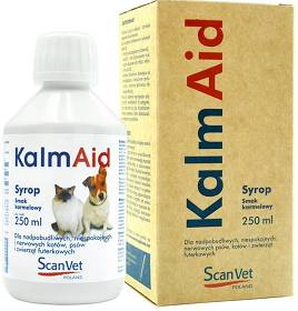 Scanvet KalmAid dla psa i kota Syrop uspokajający 250ml