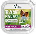 VetExpert Raw Paleo Pate Adult Mini Karma z jagnięciną dla psa 150g