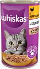 Whiskas Adult Karma z kurczakiem w galaretce dla kota 400g