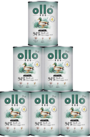 Ollo Plus Duck with Collagen Dog Adult Karma z kaczką i kolagenem dla psa 6x800g PAKIET