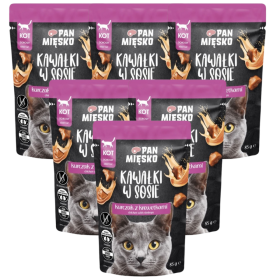 Pan Mięsko Cat Karma z kurczakiem i krewetkami 12x85g PAKIET