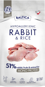 Baltica Hypoallergenic Adult Medium Rabbit&Rice Karma z królikiem dla psa 3kg