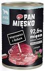 Pan Mięsko Adult Karma z wieprzowiną i dzikiem dla psa 400g