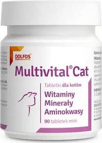 Dolfos Multivital Cat dla kota Suplement diety 90 tab.