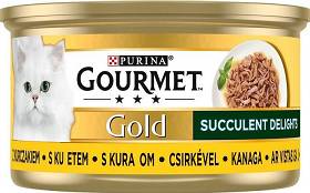 Gourmet Gold Succulent Delights Karma z kurczakiem w sosie dla kota 85g